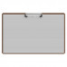 2 Pack - Horizontal 17 x 11 MDF Clipboard Notepad