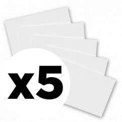 5 Pack - 8 x 5 Notepads - Blank