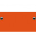 Letter Size 8.5 x 11 Aluminum Clipboard | Orange