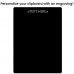 Letter Size 8.5 x 11 Aluminum Clipboard | Black Letter Size 8.5 x 11 Aluminum Clipboard | Black