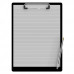 Letter Size 8.5 x 11 Aluminum Clipboard | Black Letter Size 8.5 x 11 Aluminum Clipboard | Black