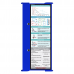 WhiteCoat Clipboard® Trifold - Blue Cardiology Edition